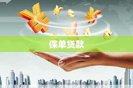 西青保单贷款