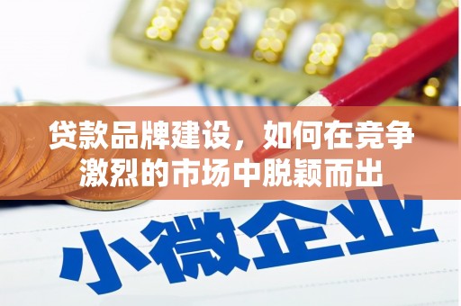 西青贷款品牌建设，如何在竞争激烈的市场中脱颖而出