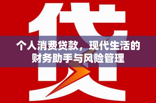 西青个人消费贷款，现代生活的财务助手与风险管理