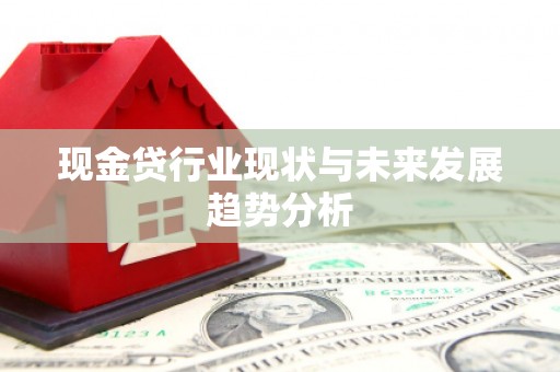 西青现金贷行业现状与未来发展趋势分析