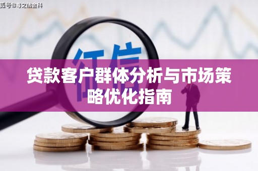 西青贷款客户群体分析与市场策略优化指南