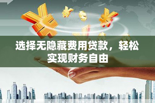 西青选择无隐藏费用贷款，轻松实现财务自由