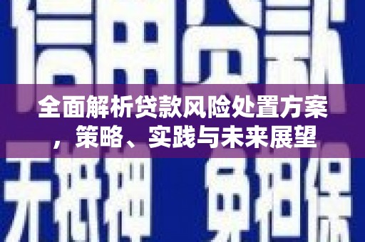 西青全面解析贷款风险处置方案，策略、实践与未来展望