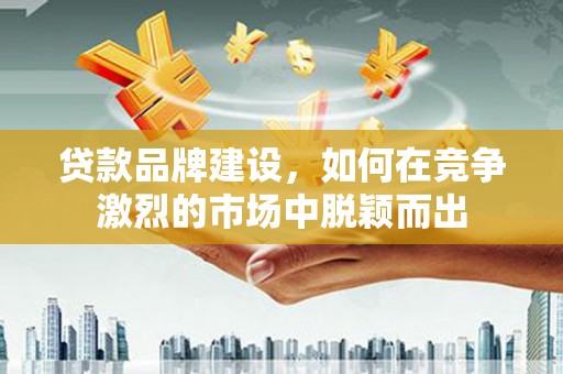 西青贷款品牌建设，如何在竞争激烈的市场中脱颖而出