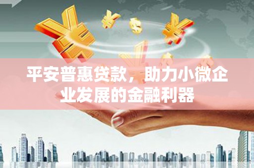 西青平安普惠贷款，助力小微企业发展的金融利器