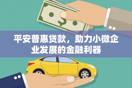 西青平安普惠贷款，助力小微企业发展的金融利器