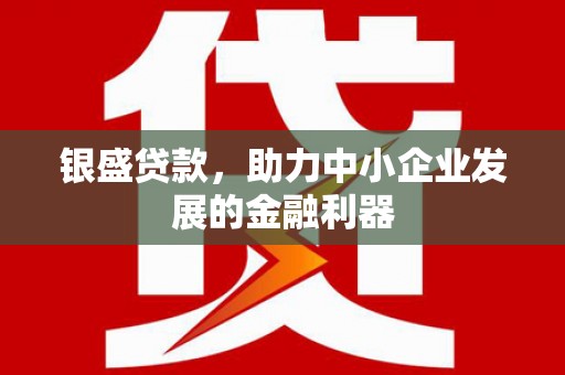西青银盛贷款，助力中小企业发展的金融利器