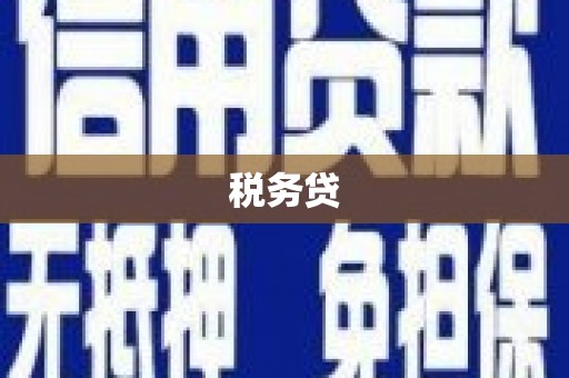 西青税务贷