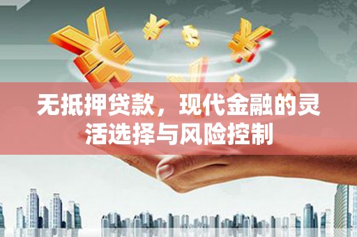 西青无抵押贷款，现代金融的灵活选择与风险控制