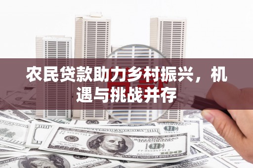 西青农民贷款助力乡村振兴，机遇与挑战并存