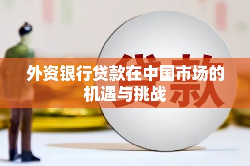 西青外资银行贷款在中国市场的机遇与挑战