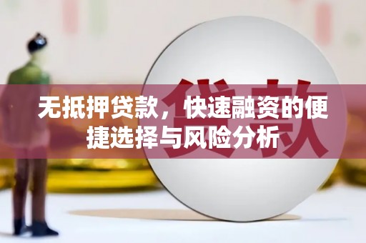 西青无抵押贷款，快速融资的便捷选择与风险分析
