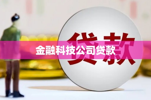 西青金融科技公司贷款