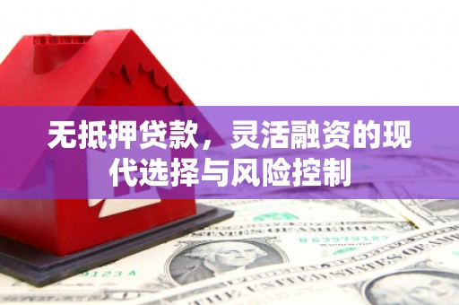 西青无抵押贷款，灵活融资的现代选择与风险控制