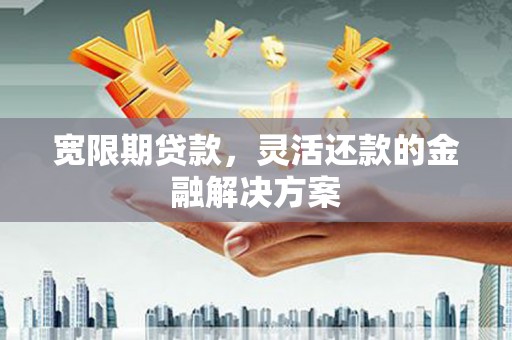 西青宽限期贷款，灵活还款的金融解决方案