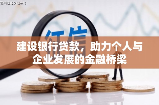 西青建设银行贷款，助力个人与企业发展的金融桥梁