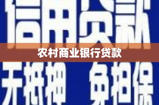 西青农村商业银行贷款