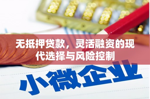 西青无抵押贷款，灵活融资的现代选择与风险控制