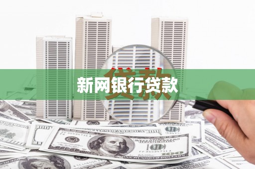西青新网银行贷款