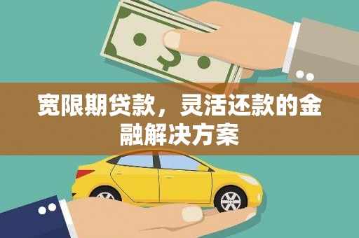 西青宽限期贷款，灵活还款的金融解决方案