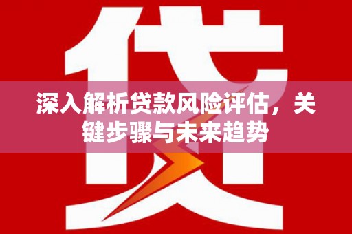 西青深入解析贷款风险评估，关键步骤与未来趋势