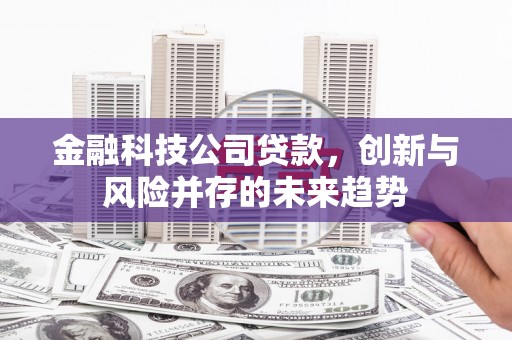 西青金融科技公司贷款，创新与风险并存的未来趋势