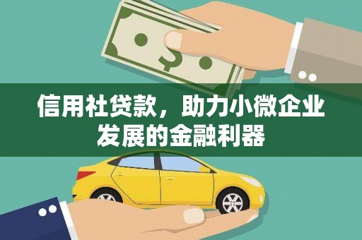 西青信用社贷款，助力小微企业发展的金融利器