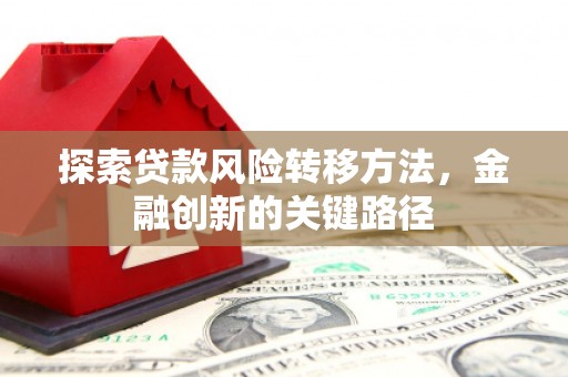 西青探索贷款风险转移方法，金融创新的关键路径