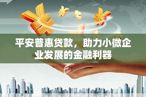 西青平安普惠贷款，助力小微企业发展的金融利器