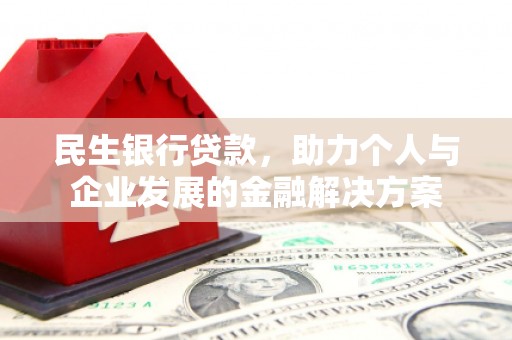 西青民生银行贷款，助力个人与企业发展的金融解决方案