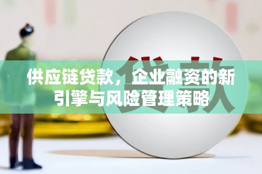西青供应链贷款，企业融资的新引擎与风险管理策略