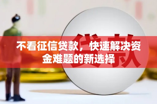 西青不看征信贷款，快速解决资金难题的新选择