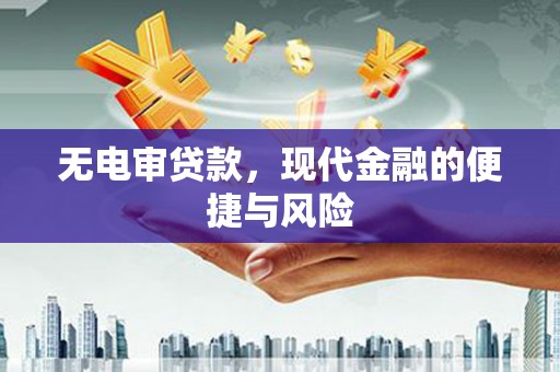 西青无电审贷款，现代金融的便捷与风险