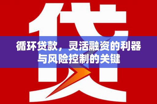 西青循环贷款，灵活融资的利器与风险控制的关键