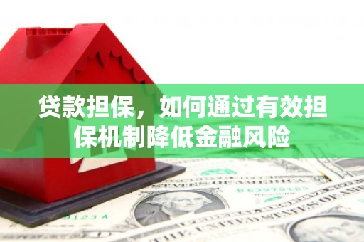 西青贷款担保，如何通过有效担保机制降低金融风险