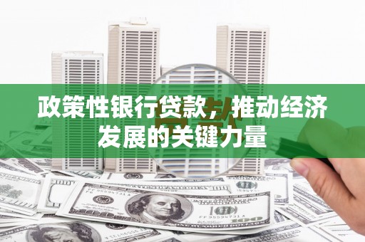 西青政策性银行贷款，推动经济发展的关键力量