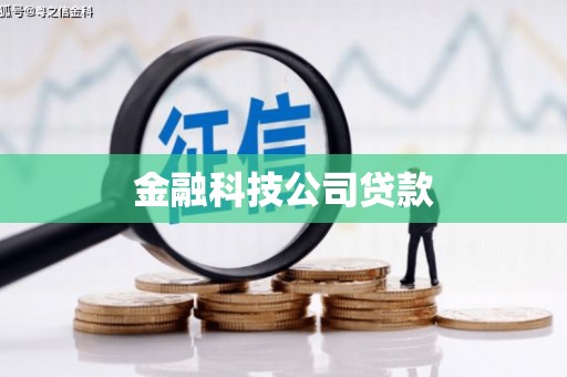西青金融科技公司贷款