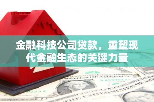西青金融科技公司贷款，重塑现代金融生态的关键力量