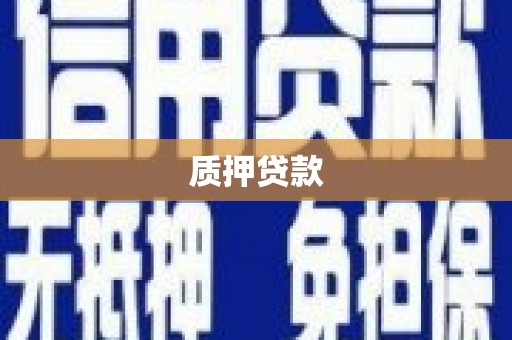 西青质押贷款